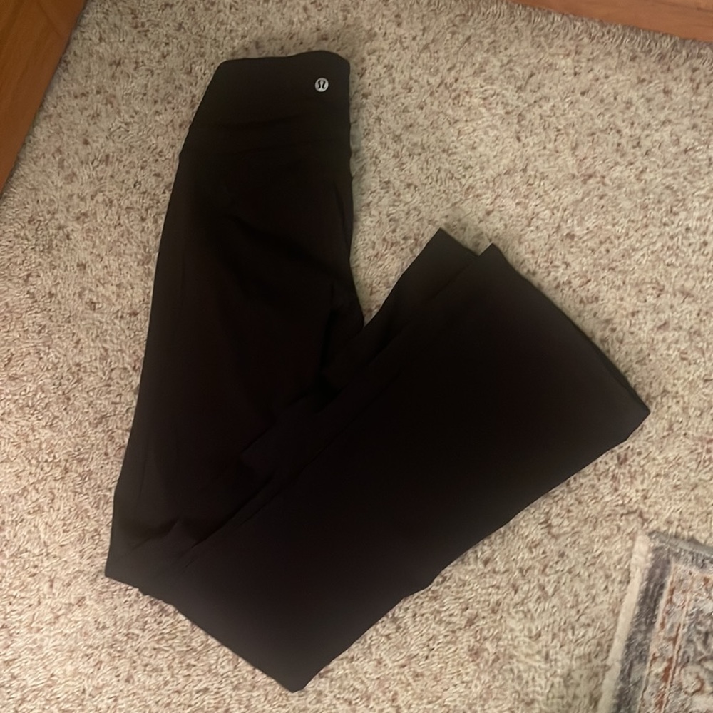 Lululemon wide legged yoga pants